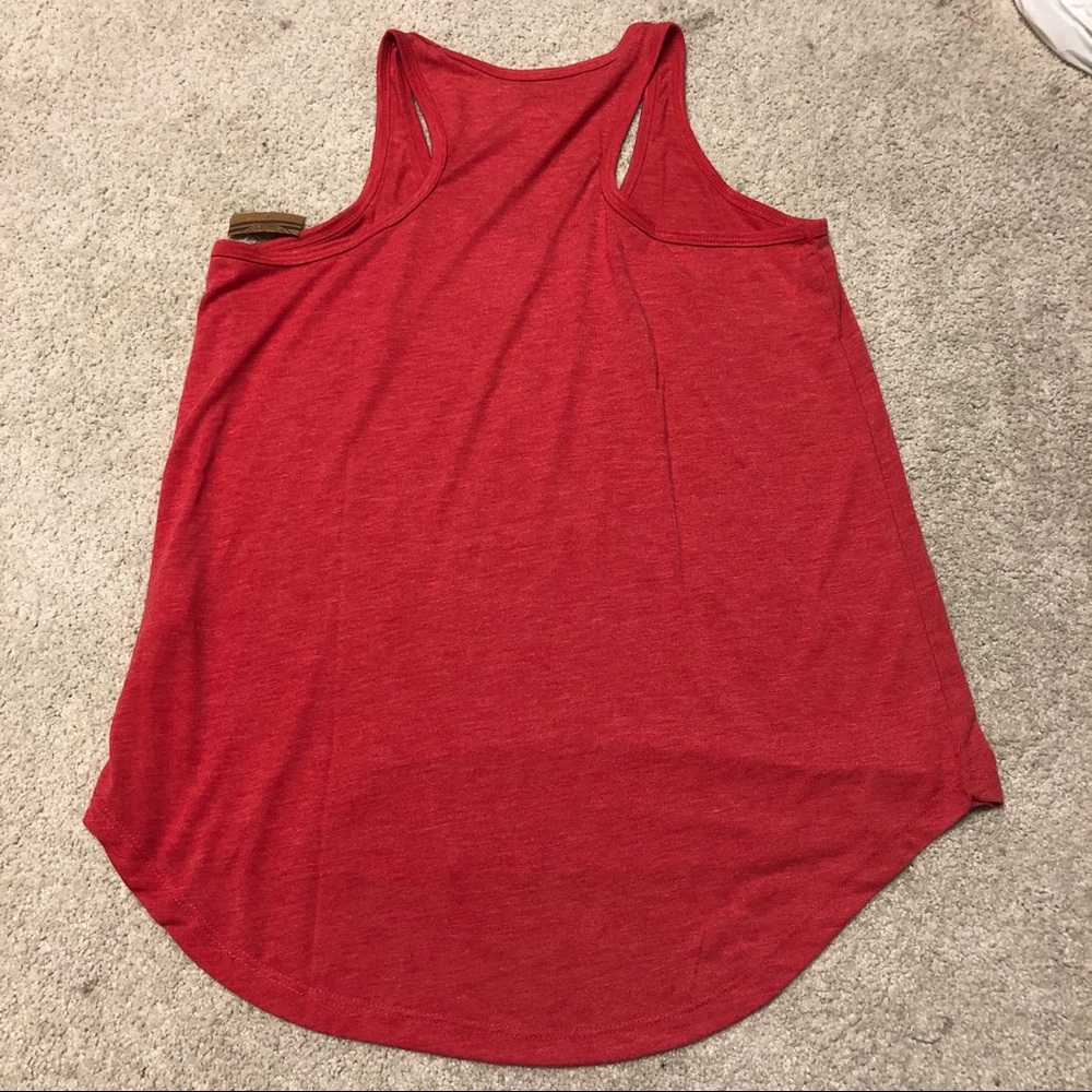 NEW University of Wisconsin Madison Red Tank Top - Picture 4 of 4